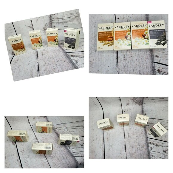 Yardley Soap Mix And Match Shower Pack 2 Shea Butter Oatmeal Almond & Charcoal - Picture 2 of 9